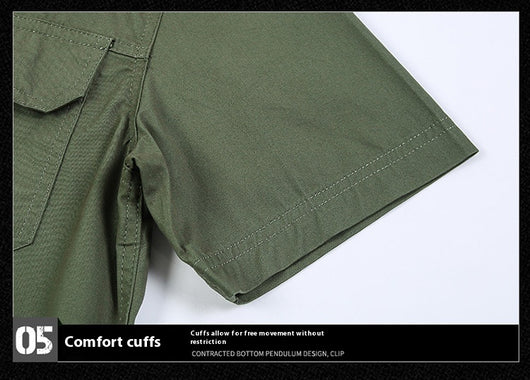 Camisa Militar de Verano Manga Corta para Hombre - Image 25