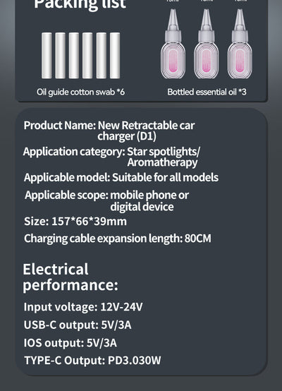 Cargador Inalámbrico para Auto con Luz Púrpura Multifuncional - Image 12