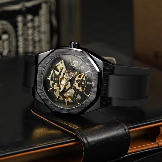 Reloj Automático Mecánico con Correa de Caucho - Image 16