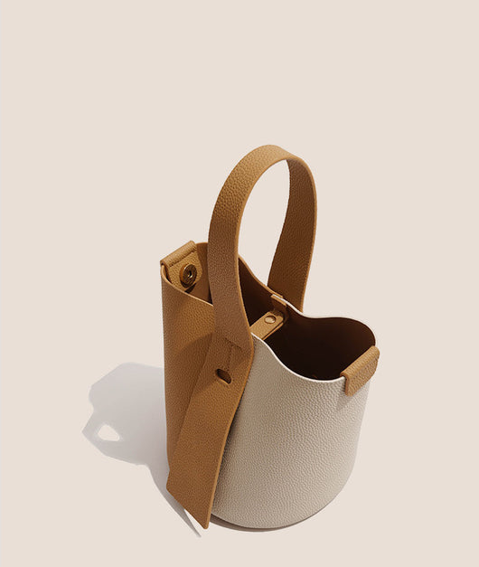 Bolso Bandolera de Cuero Diseño Retro Simple para Mujer - Image 13