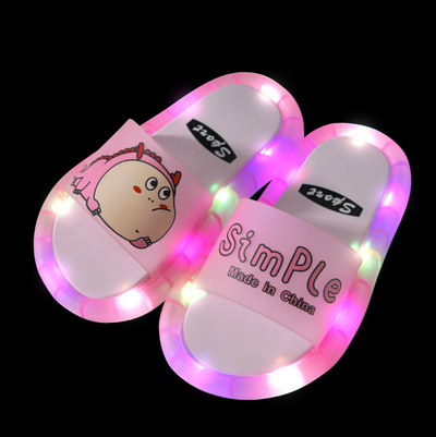 Pantuflas Dinosaurio Brillante para Niños con Luz LED