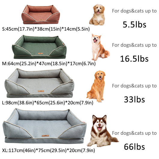 Cama Nido para Perros de Lino Extraíble y Lavable - Uso Todo el Año - Image 4