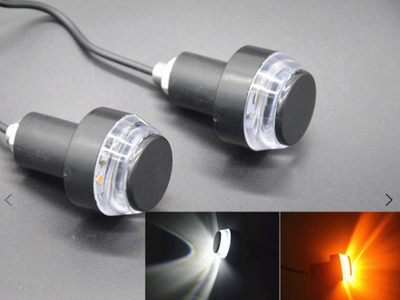 Luces Direccionales LED para Manillar de Moto - Doble Color y Alta Visibilidad - Image 5
