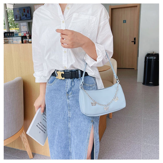 Bolso Bandolera Mariposa con Cadena - Cartera Versátil Comodidad Diaria - Image 37