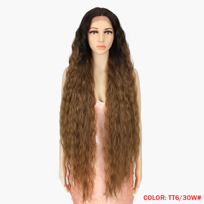 Peluca Frontal de Encaje para Mujer - Estilo Simple y Natural - Image 11