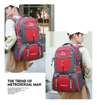 Mochila de Montaña 60L de Gran Capacidad para Senderismo Hombre y Mujer - Image 26