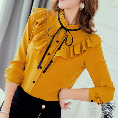 Blusa de Chifón Versátil para Mujer - Estilo Casual Moderno - Image 10