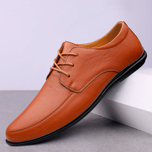 Zapatos Casuales de Cuero para Hombre con Suela Suave