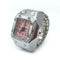 Reloj de Dedo en Anillo de Aleación Plateada - Pareja de Moda