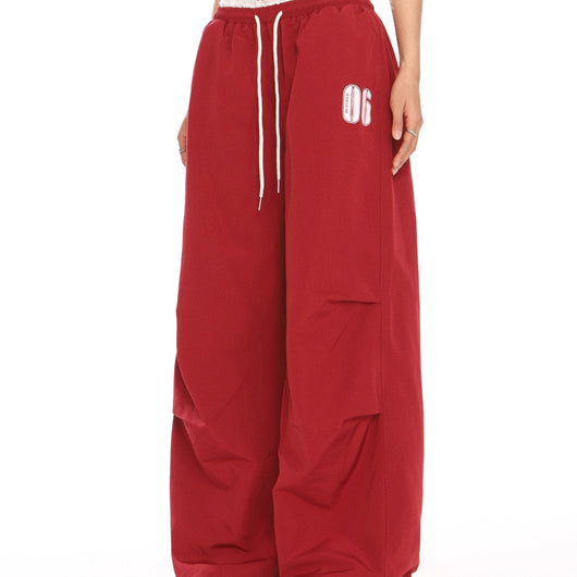 Pantalones Casuales Retro Americanos con Bordado y Detalles de Encaje para Mujer - Image 14