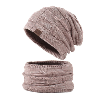 Conjunto de Gorro y Bufanda Tejidos para Parejas