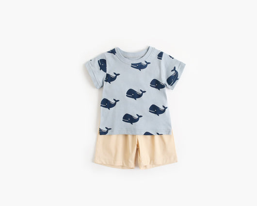 Traje de Verano para Niño con Diseño de Animales Cartoon - Image 10