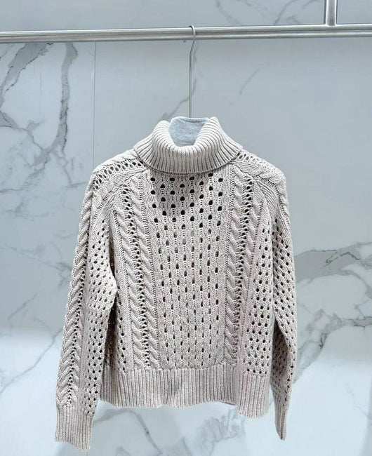 Suéter Cuello Alto Manga Larga para Otoño e Invierno - Image 14