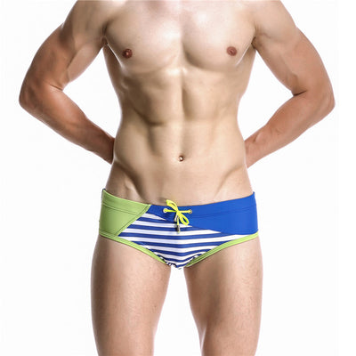 Bañador Slip a Rayas Sexy para Hombre - Shorts de Playa - Image 10