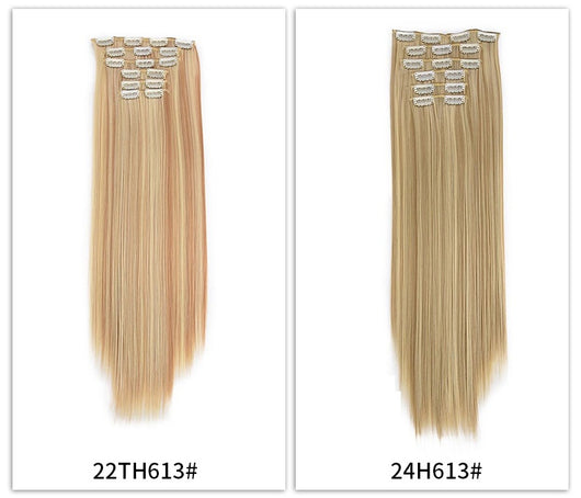 Set de 6 Extensiones de Cabello Liso Largo - Image 32