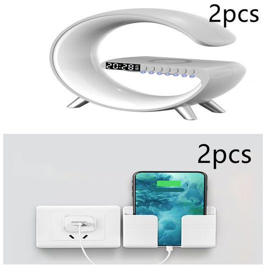Lámpara LED Inteligente G con Altavoz Bluetooth, Cargador Inalámbrico y Control por App - Image 26