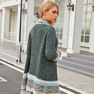 Suéter Suelto de Largo Medio para Mujer - Estilo Urbano - Image 12