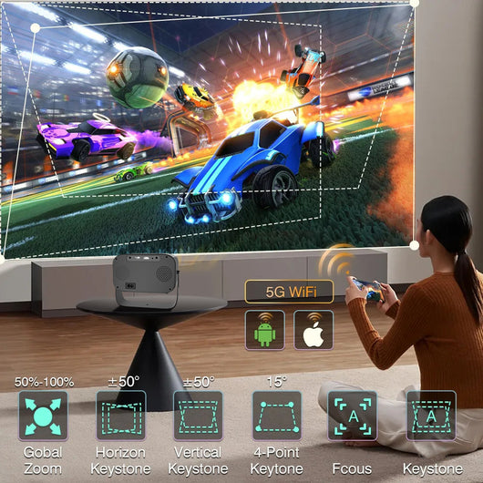 Proyector Portátil HD Inteligente para Oficina en Casa - Image 2