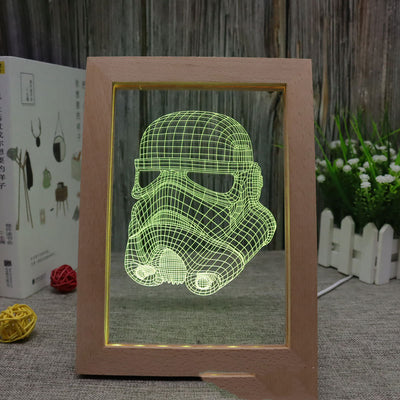 Marco de Fotos LED de Madera Maciza con Control Remoto - Regalos Creativos Directos de Fábrica - Image 9