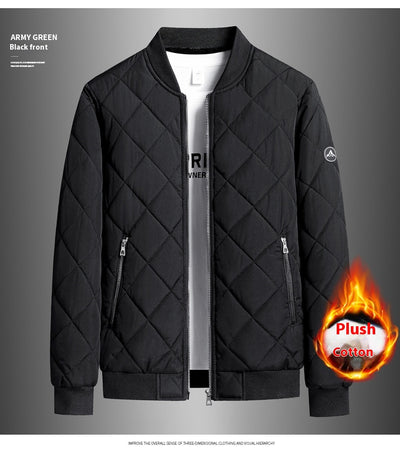 Chaqueta de Invierno Acolchada Talla Grande para Hombre - Image 10