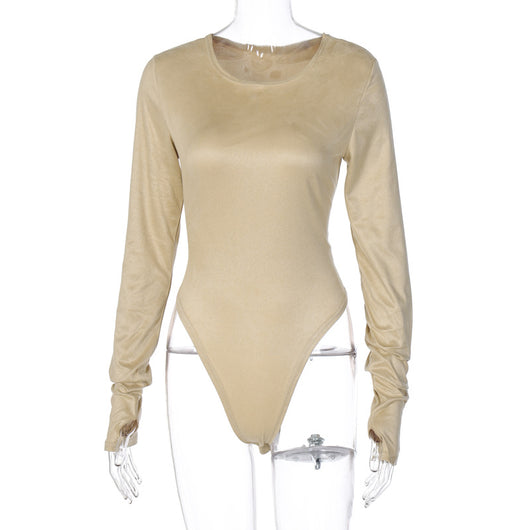 Body Ajustado Monocolor Sexy de Compresión - Image 6