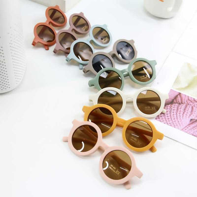 Gafas de Sol Infantiles Retro Coreanas para Bebés 1-5 Años con Protección UV - Image 12