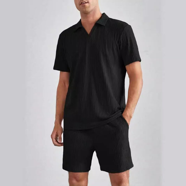 Conjunto Casual de Polo y Shorts para Hombre