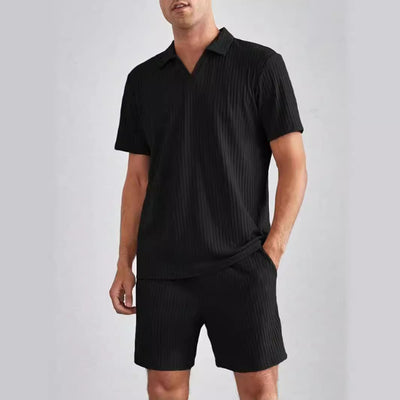 Conjunto Casual de Polo y Shorts para Hombre
