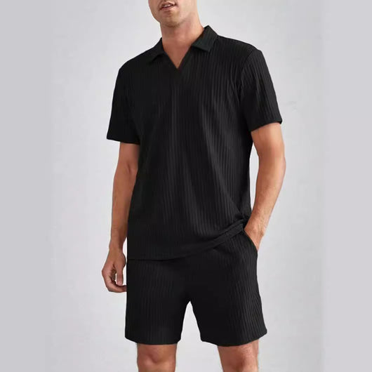 Conjunto Casual de Polo y Shorts para Hombre