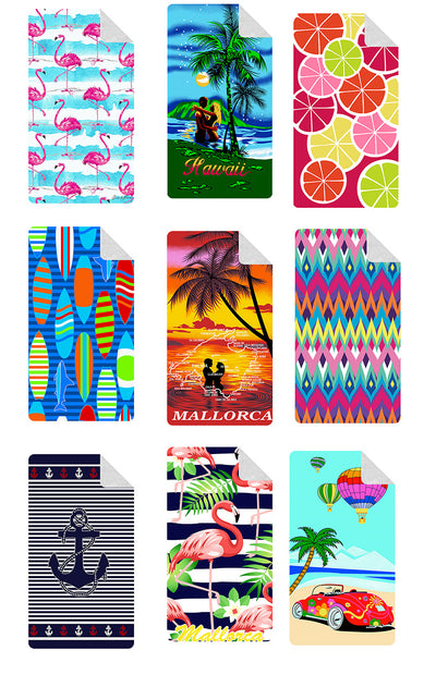 Toalla de Playa Estampada - Diseño Vacaciones Junto al Mar - Image 51