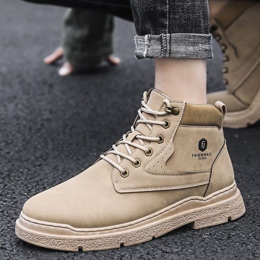 Zapatillas Altas Estilo Coreano para Hombre - Diseño Trendy - Image 8