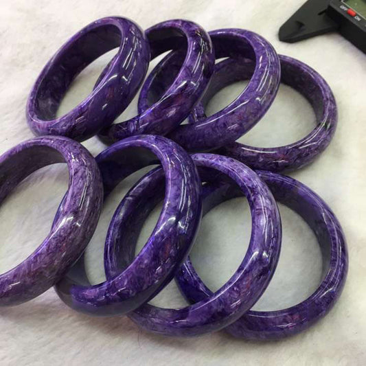 Pulsera de Cristal Dragón Púrpura para Mujer