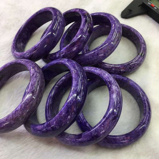 Pulsera de Cristal Dragón Púrpura para Mujer