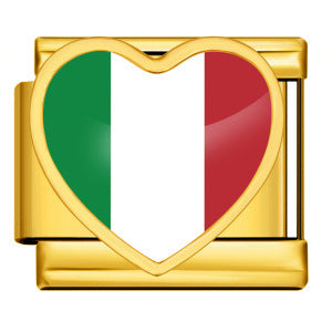 Pulsera Italiana con Resina Epóxica y Banderas del Mundo - Image 65