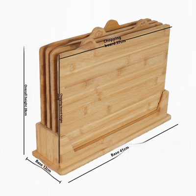 Juego de 4 Tablas para Cortar Frutas y Verduras con Soporte - Image 6