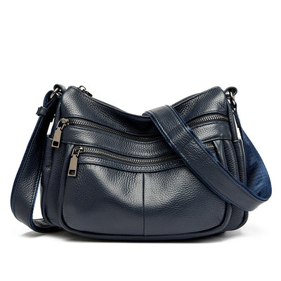 Bolso Mensajero de Cuero Genuino Primera Capa - Estilo Profesional - Image 7