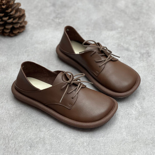 Zapatos Oxford Retro de Cuero Genuino Hechos a Mano - Estilo Británico Clásico - Image 3