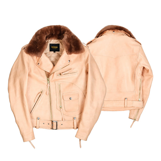 Chaqueta para Hombre con Cuello de Piel Desmontable y Cinturón Ajustable - Image 4