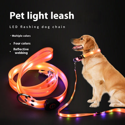 Correa LED Luminosa para Mascotas - Collar con Luz Emisora