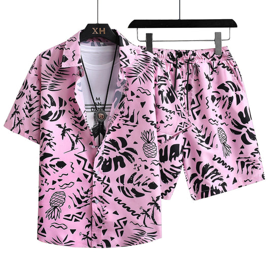 Camisa Hawaiana Suelta Estampada para Hombre - Image 10