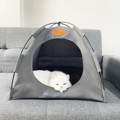 Carpa Portátil de Lona para Gatos al Aire Libre