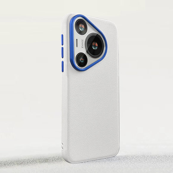 Funda de Cuero Premium con Detalles de Contraste