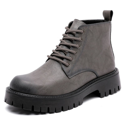 Botas Británicas de Cuero Cálidas con Suela Reforzada - Estilo Clásico - Image 23