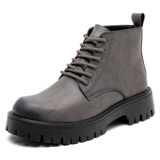 Botas Británicas de Cuero Cálidas con Suela Reforzada - Estilo Clásico - Image 23
