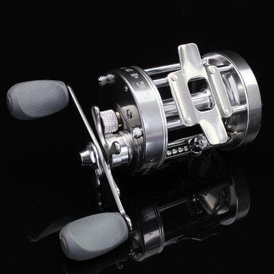 Carrete de Pesca Doble Freno Tambor Metálico Weihai - Equipo Profesional - Image 2