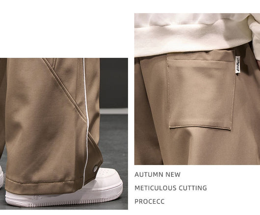 Pantalones Casuales Impermeables Talla Grande Hombre Corte Recto - Image 13