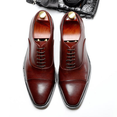 Zapatos de Cuero Formales Versátiles para Hombre con Articulaciones Flexibles