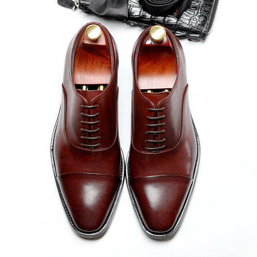 Zapatos de Cuero Formales Versátiles para Hombre con Articulaciones Flexibles