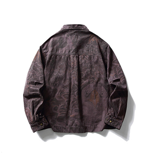 Chaqueta de Trabajo Camuflaje Tie-Dye para Hombre - Image 72