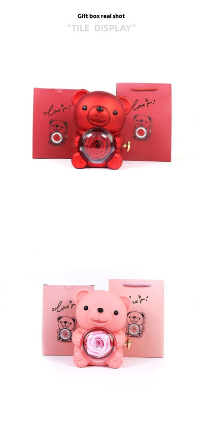 Collar Doble Corazón Grabado - Set de Regalo Rosa Romántico - Image 14
